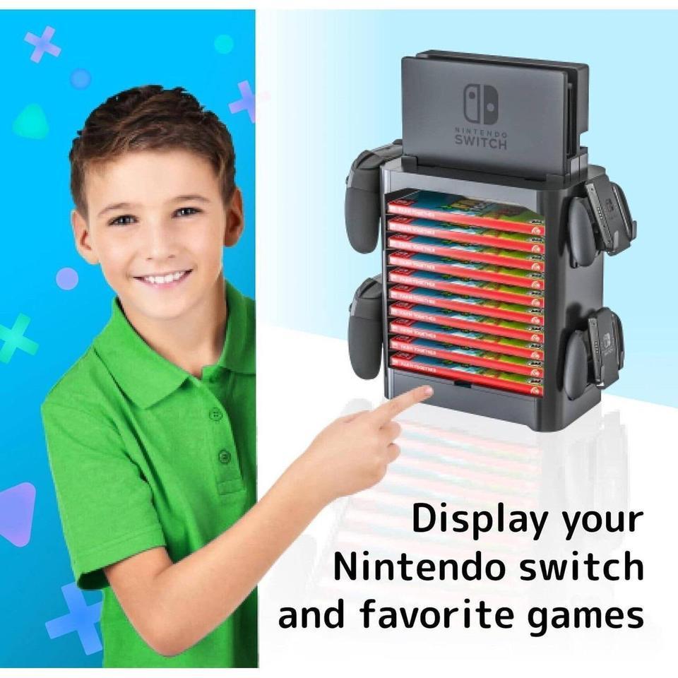 Game Storage Tower For Nintendo F1a4 6