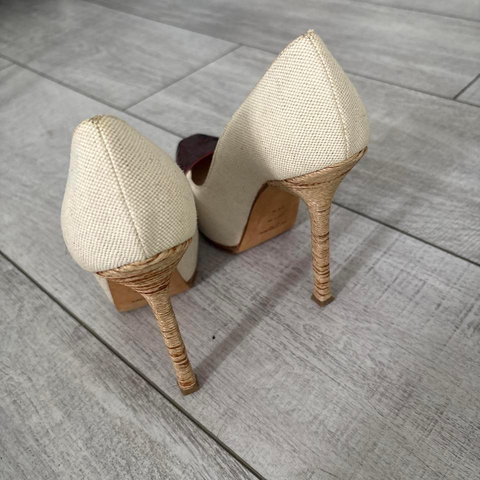 Ysl Brown And Cream Heels 9ecb 4