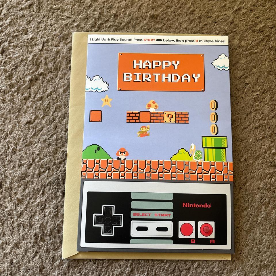 Super Mario Bros Nintendo Birthday 0791