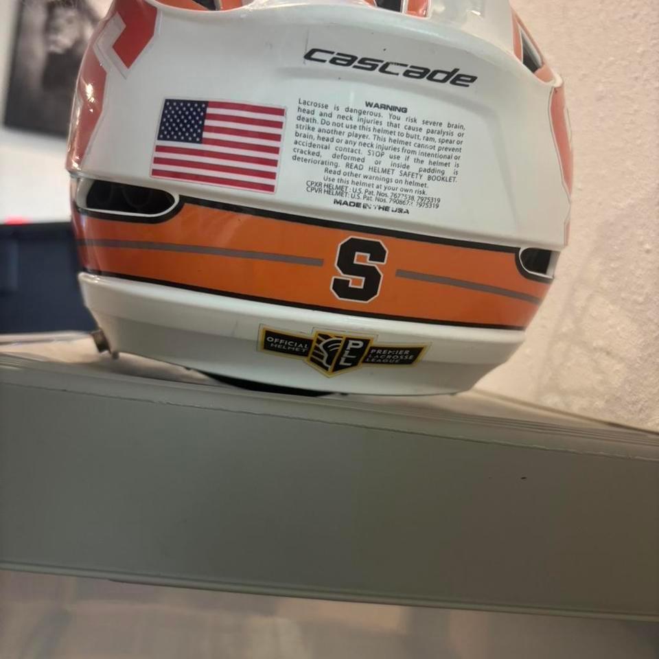 Syracuse Orange Lacrosse Helmet Cascade Df84 3