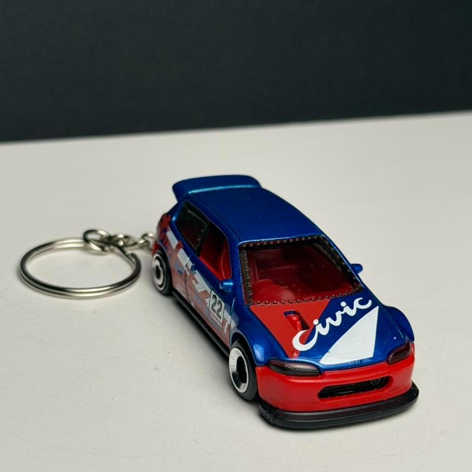 Custom Honda Civic Car Keychain Db9a