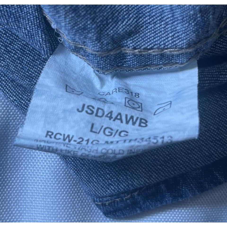 Mens Wrangler Denim Pearl Snap 2189 5