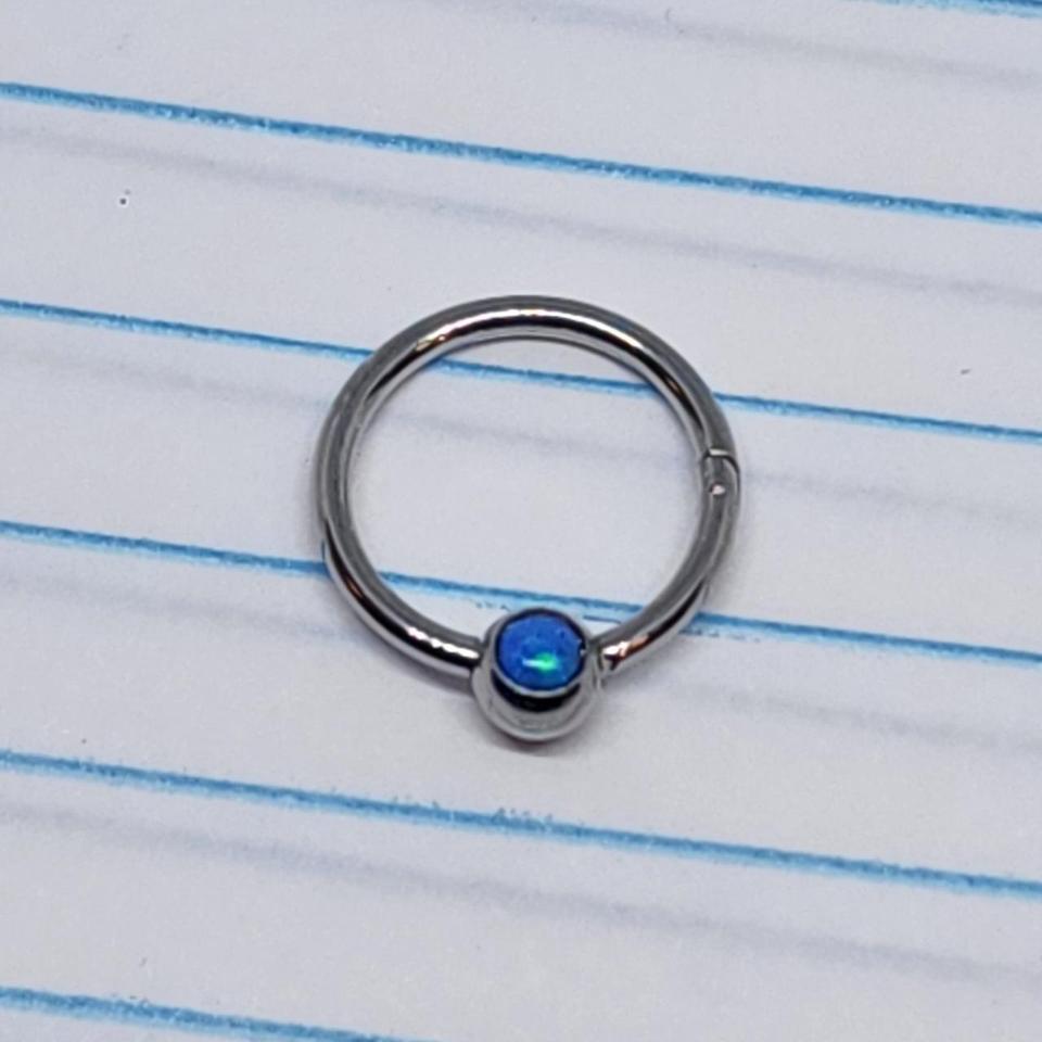 16g Stainless Blue Opal 38 5