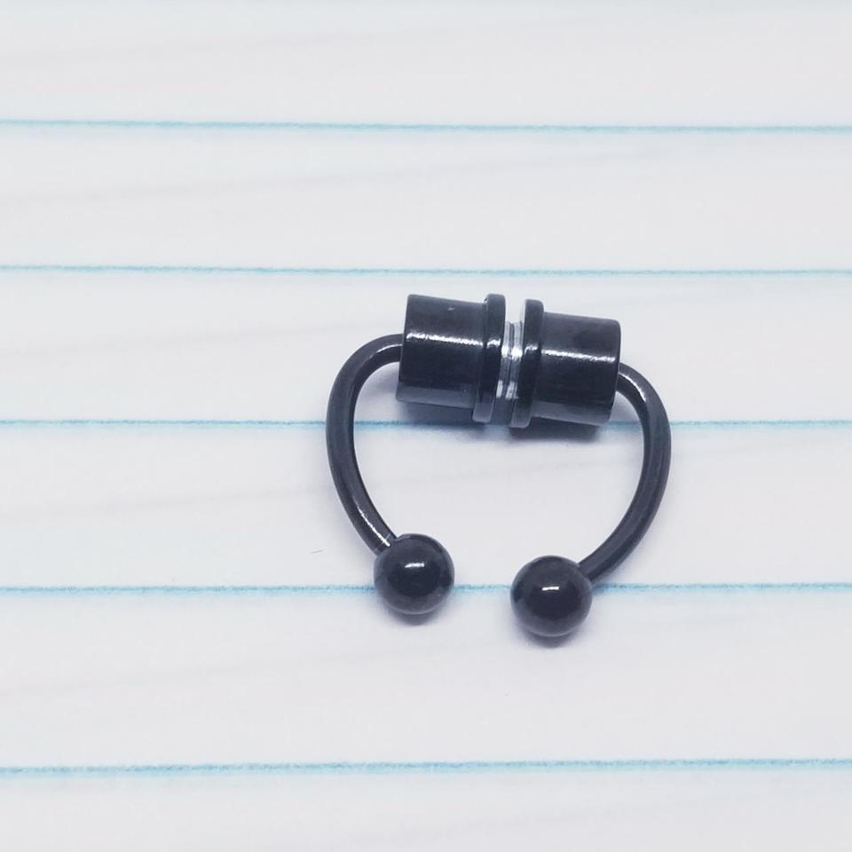 Non Piercing Silver Septum Ring Horseshoe D611 6