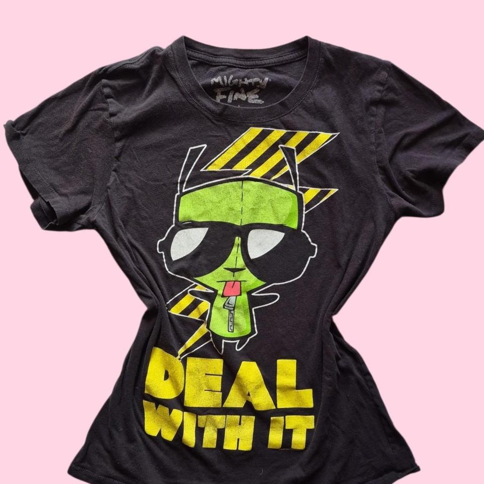 Vintage Y2k Mighty Fine Black F0ff