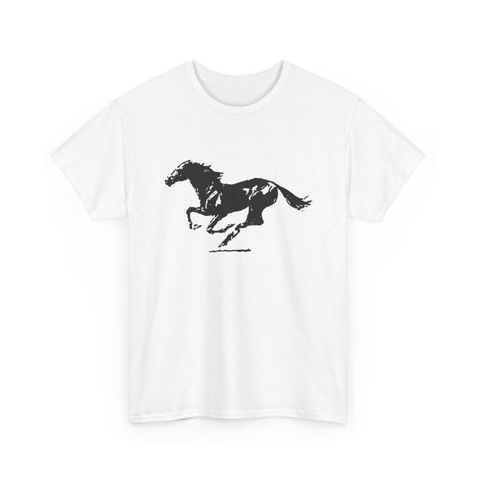 White Ford Mustang T Shirt Mustang 2261