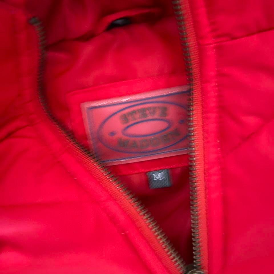 Womens Red Steve Madden Puffer Fd7e 2