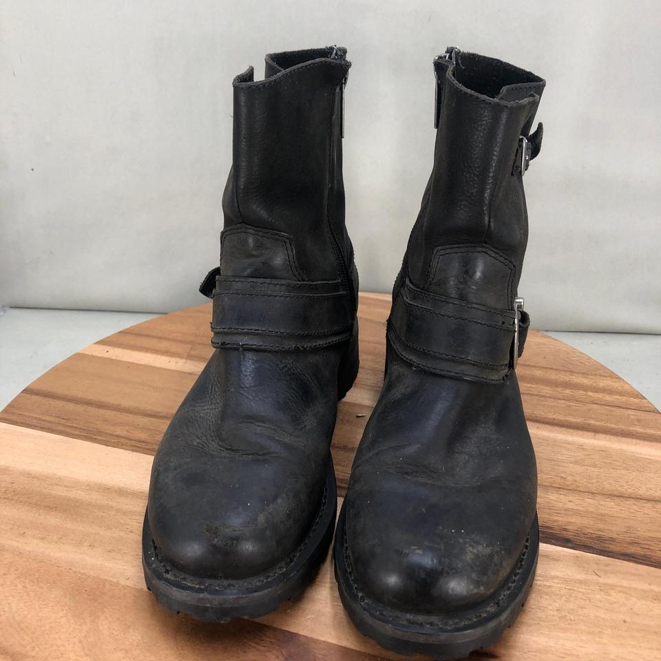 Harley Davidson Womens Black Leather Moto 5caf 2