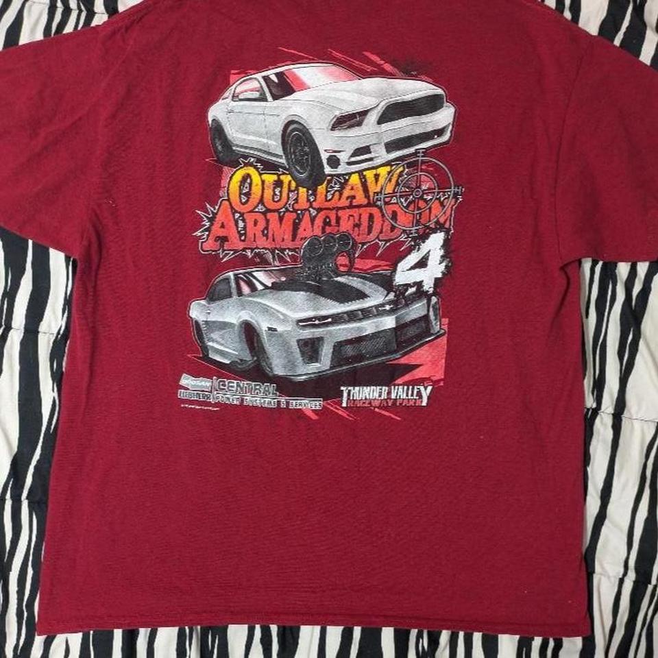 Red Vintage Outlaw Armageddon Thunder 823e 2