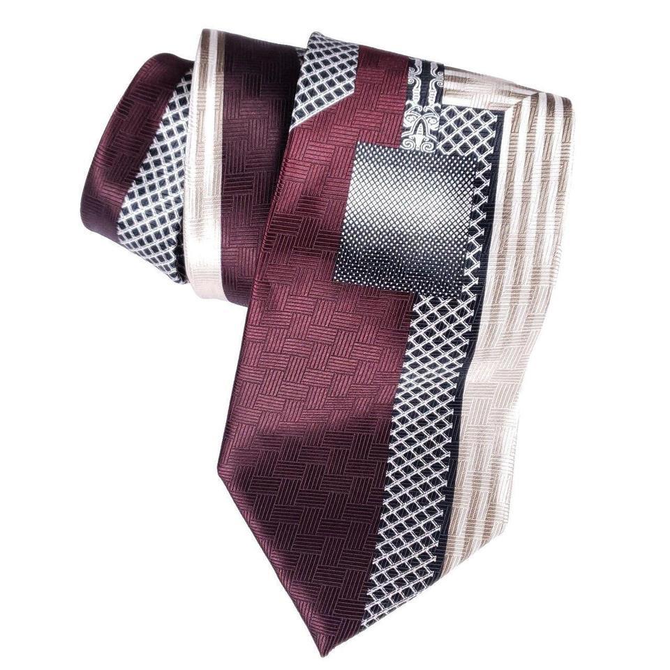 Gianno Geometric Patchwork Tie Multicolor Ca79
