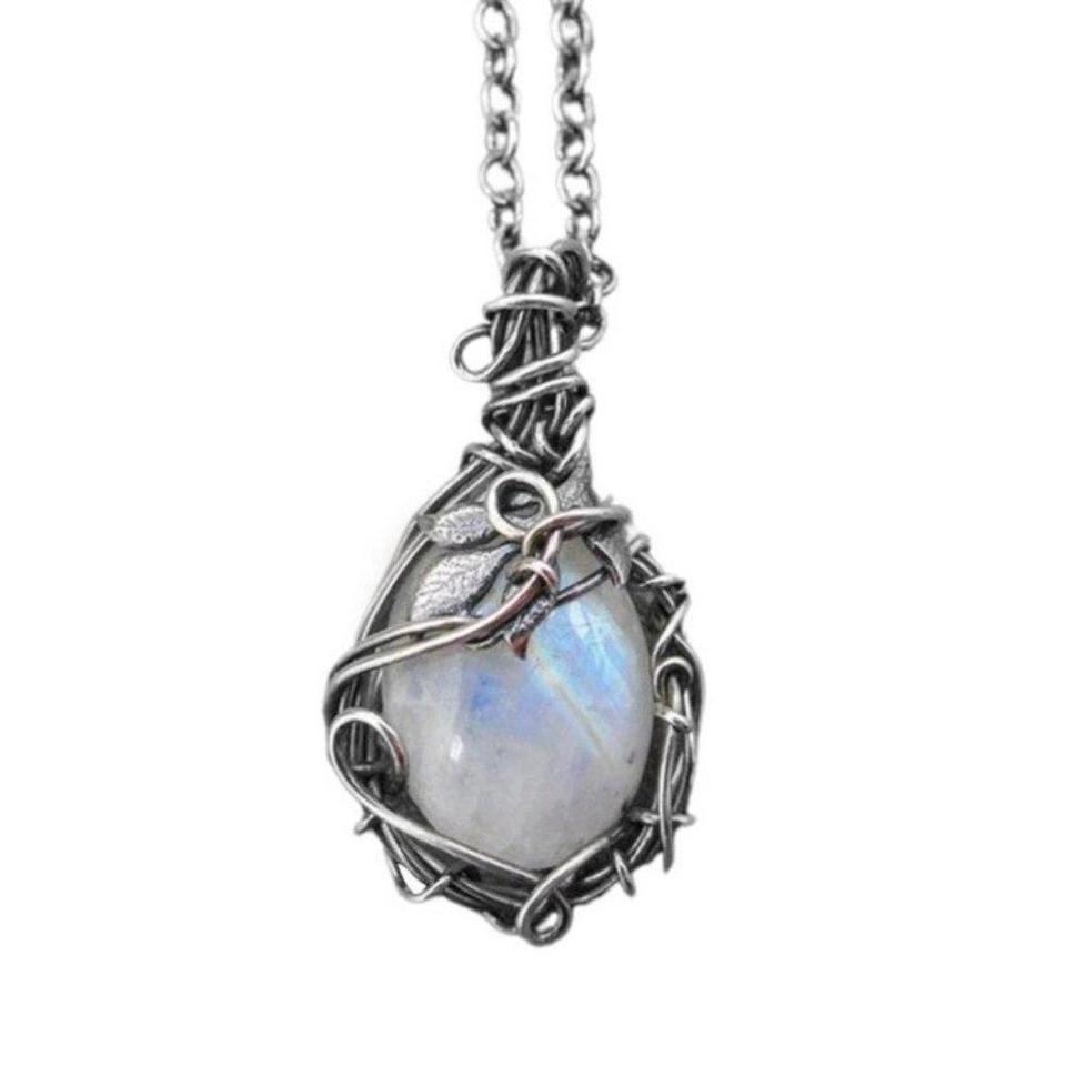 New Vintage White Moonstone 3e87 4