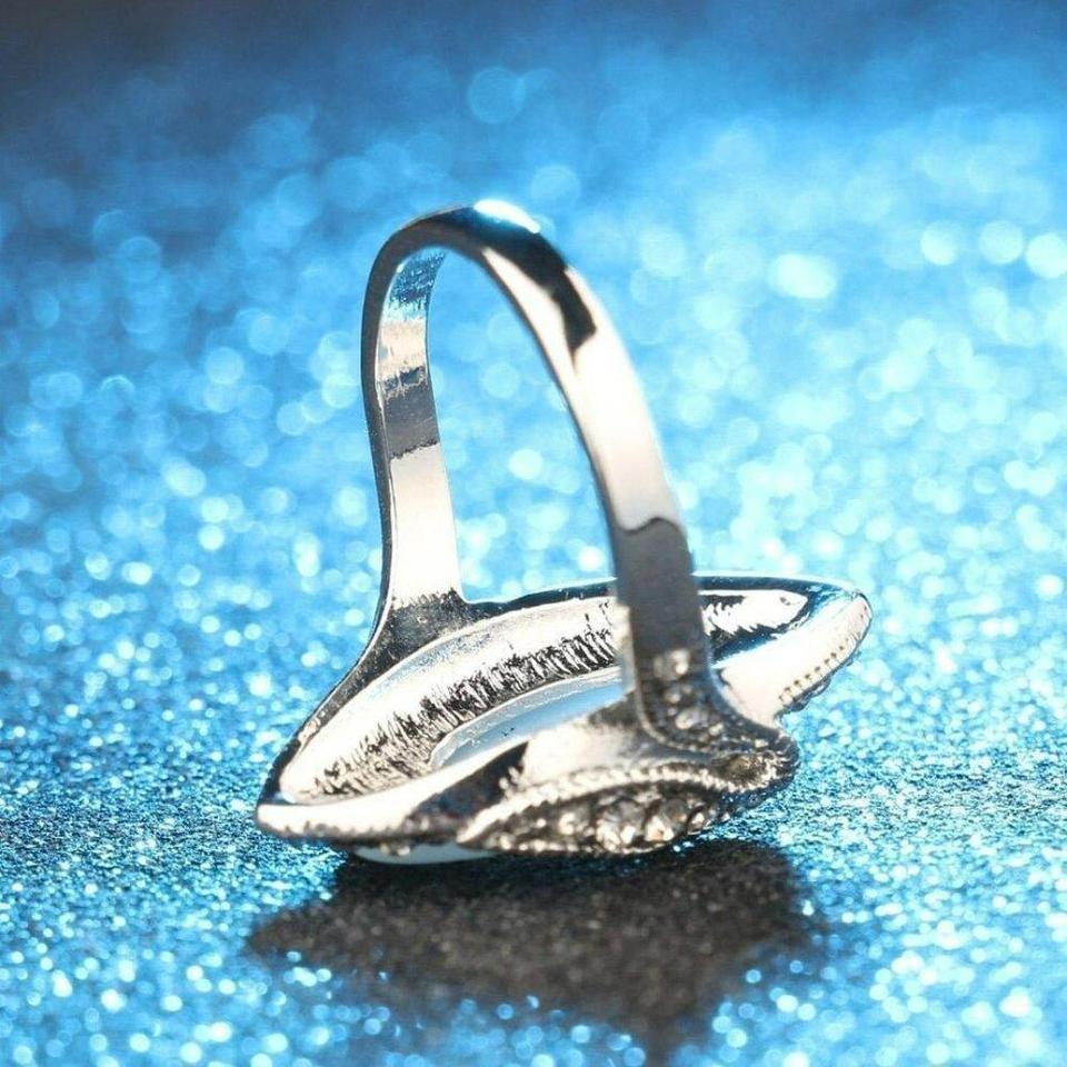 New Vintage Moonstone White Ad92 3
