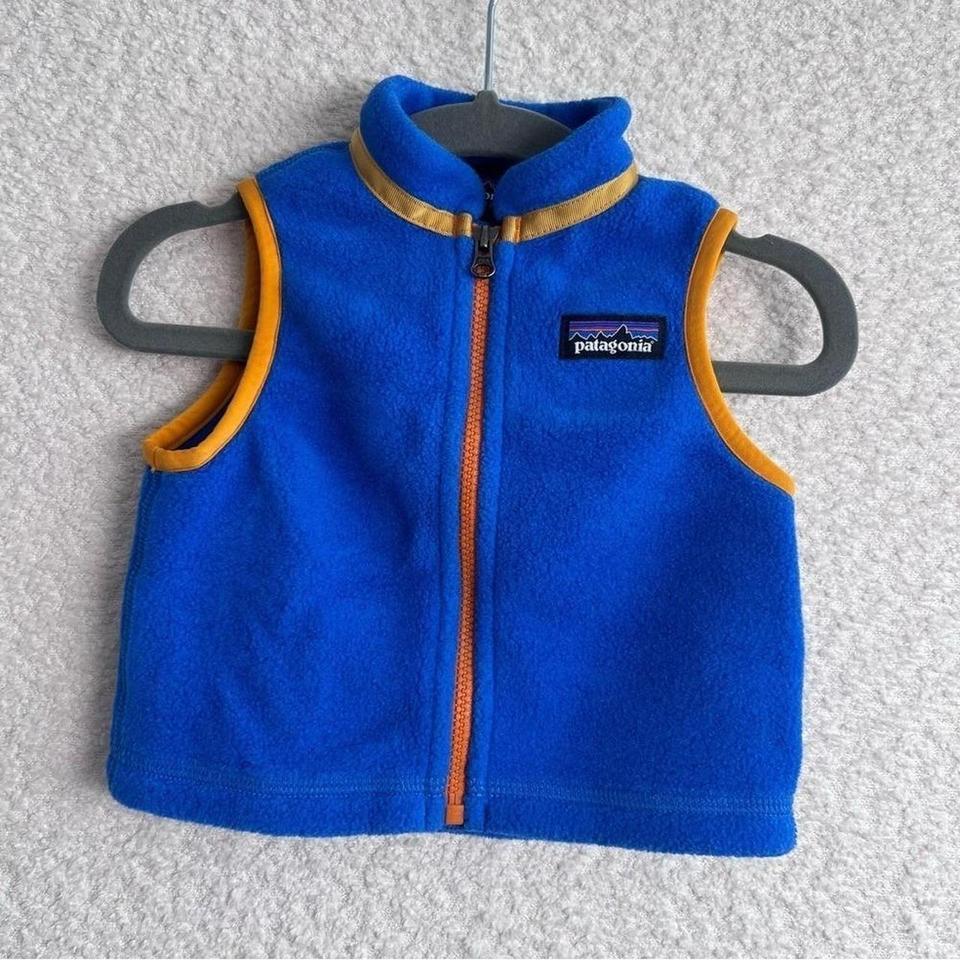 Patagonia Baby Synchilla Blue Orange Dd9c