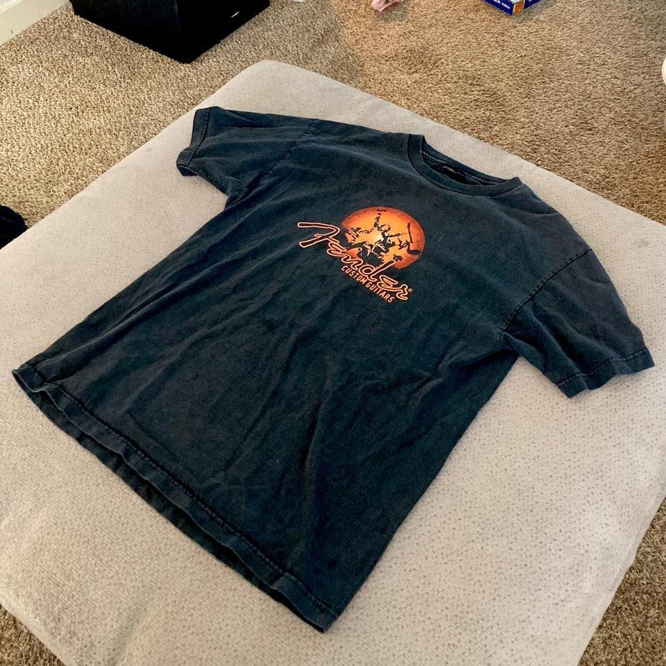 Faded Black Fender Graphic Tee