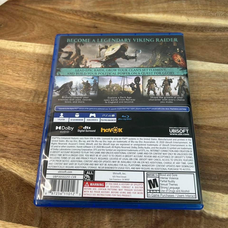Assassins Creed Valhalla Sony 4