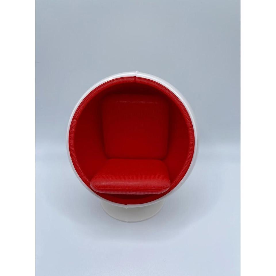 112 Scale Ball Chair Miniature 2