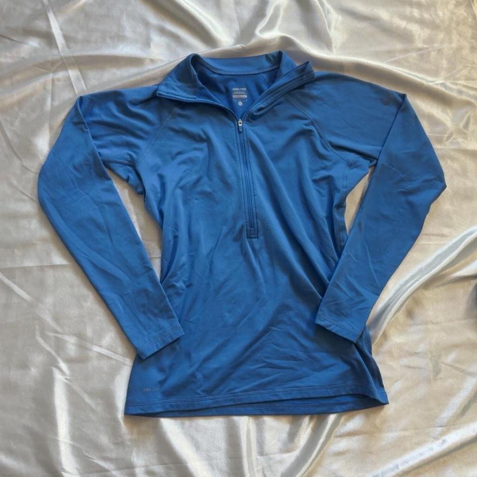Blue Nike Pro Quarter Zip B9ae