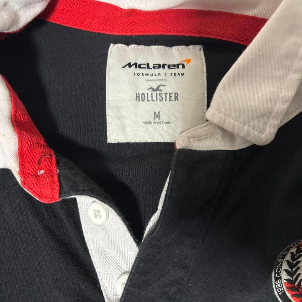 Hollister Black Mclaren Rugby Formula 631a 2