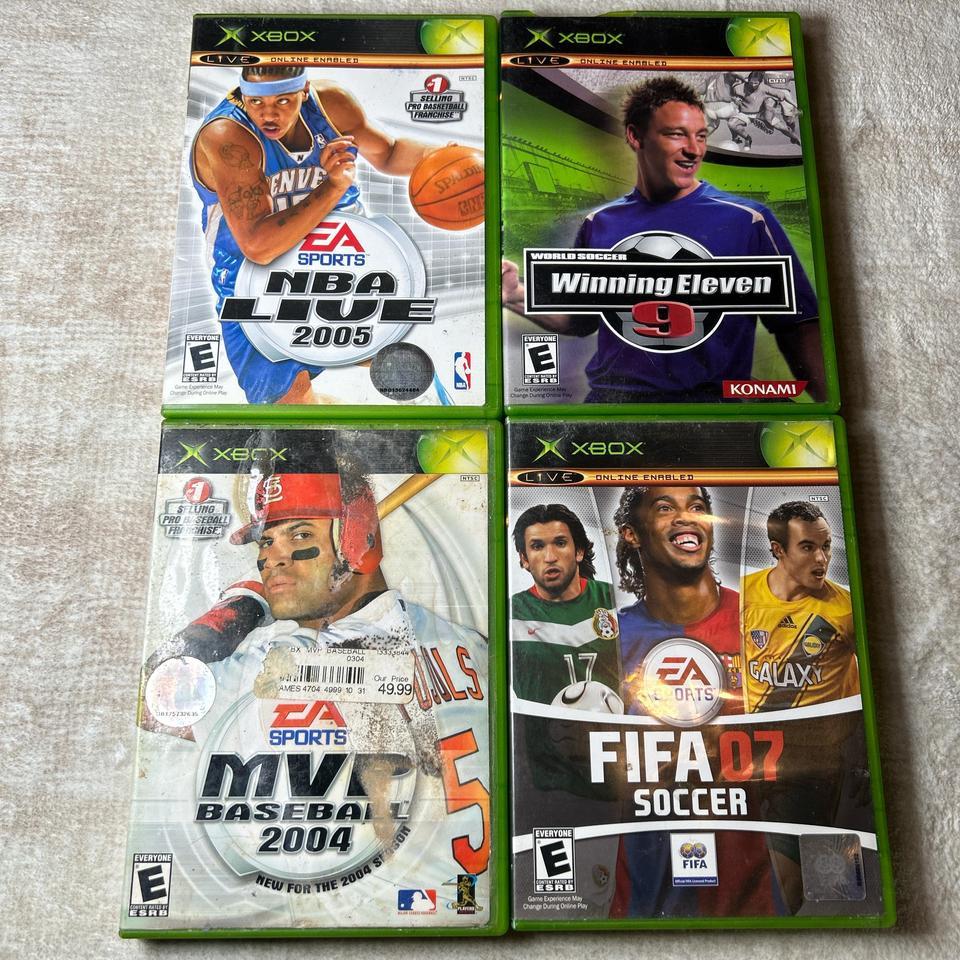 Xbox Sports Games Lot Of B8c4