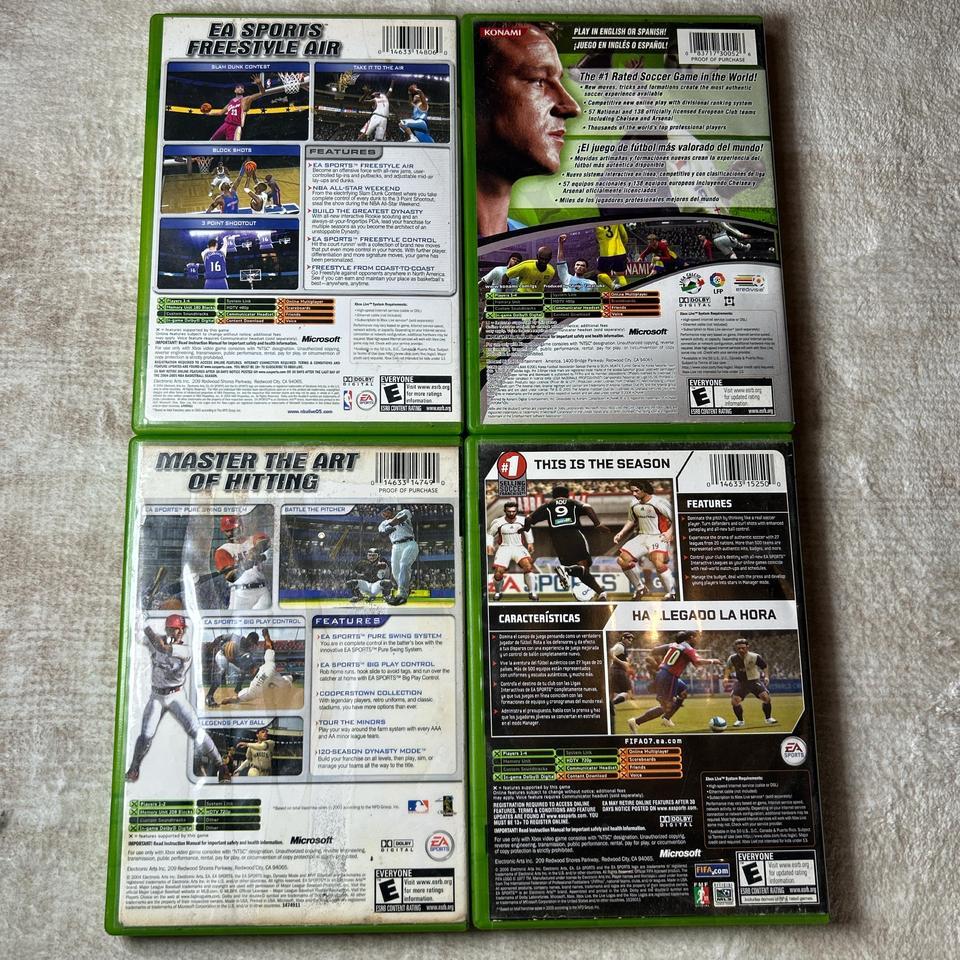 Xbox Sports Games Lot Of B8c4 2