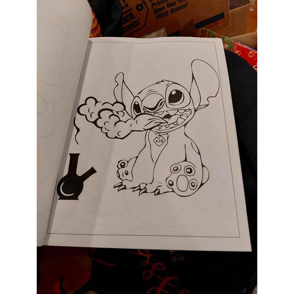 90s Cartoon Stoner Coloring Book 3