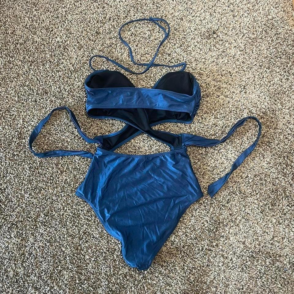 Cupshe Blue One Piece Swimsuit F6ab 3