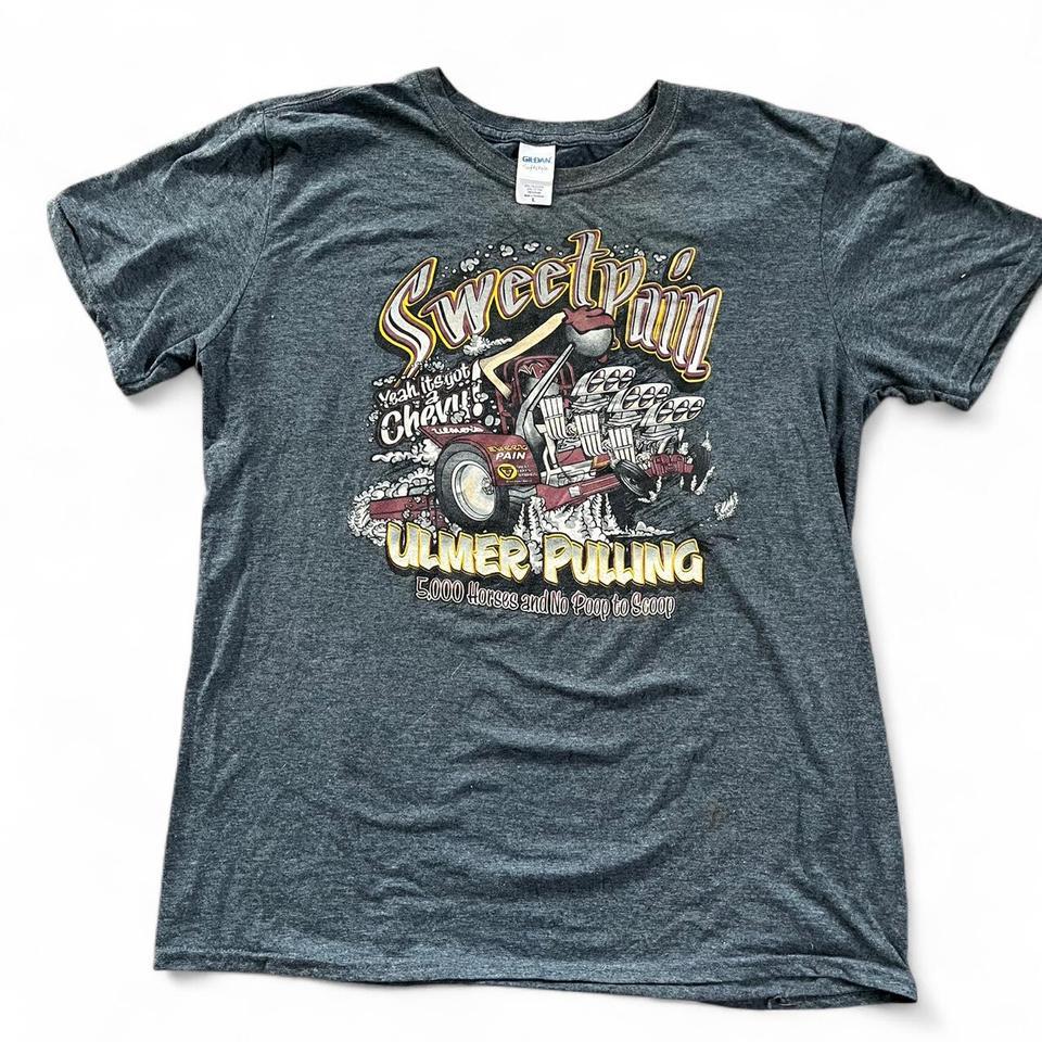 Grey Graphic Tee Shirt Chevy