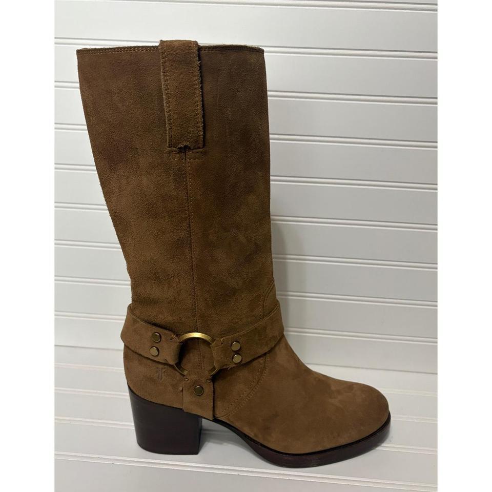 Frye Jean Harness Brown Suede 50b0 2