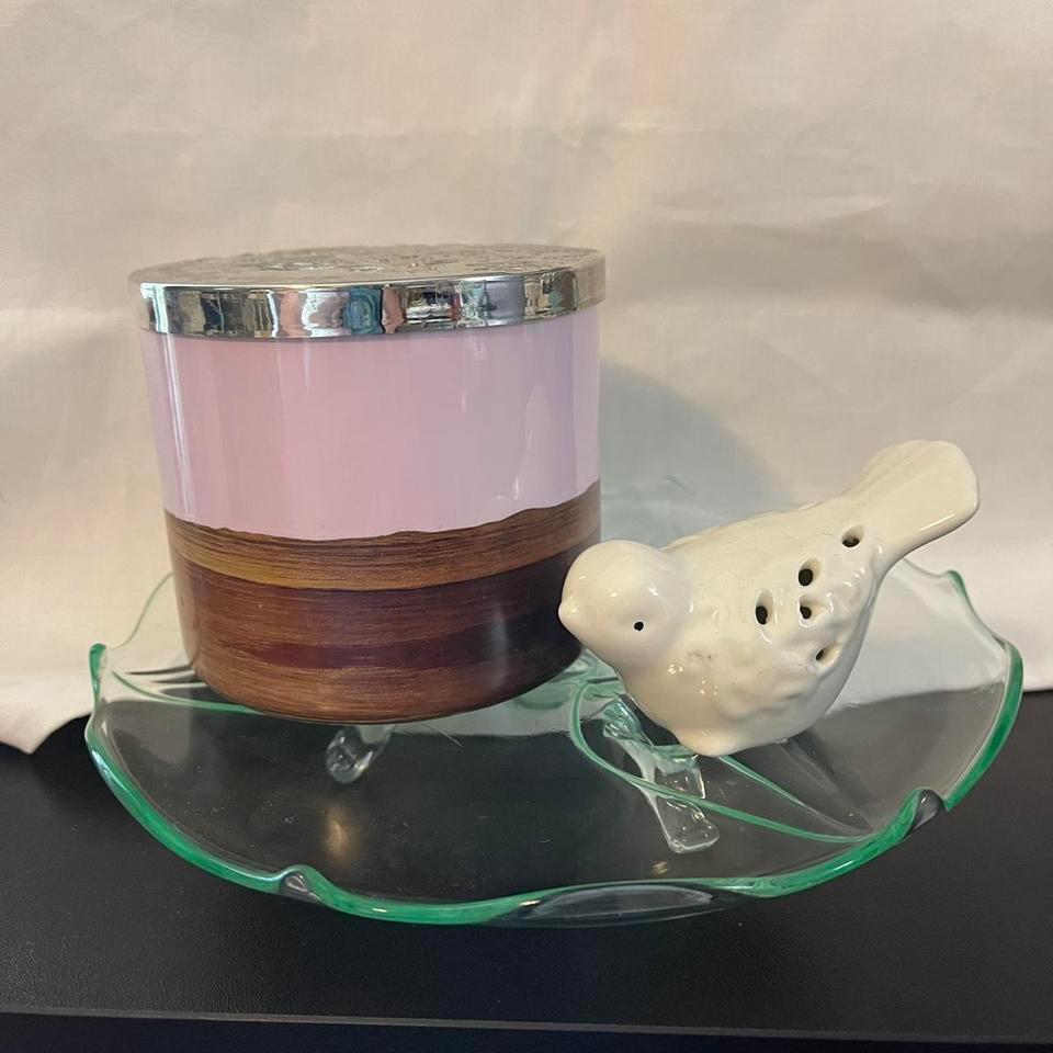 Green Depression Glass Footed Cake 4
