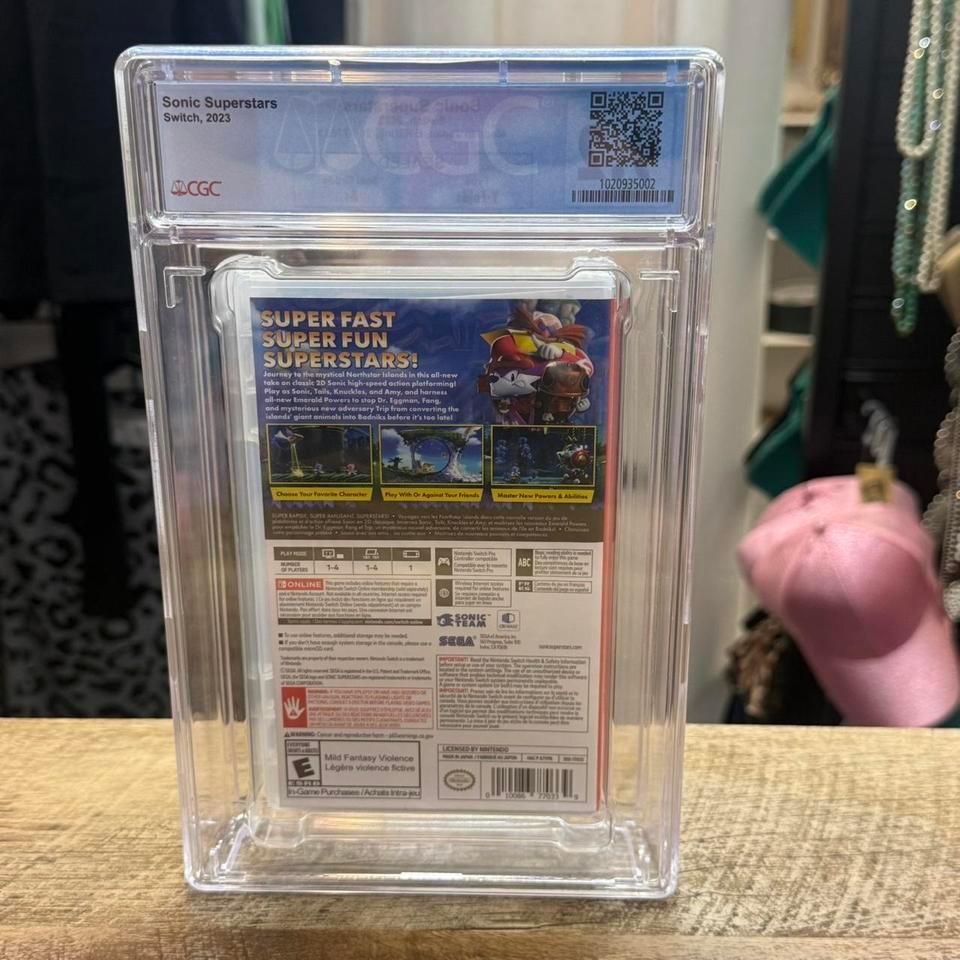 Nintendo Switch Sonic Superstars Cgc 2