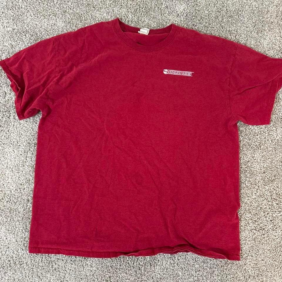 Red Vintage Toyota T Shirt Size 85ec