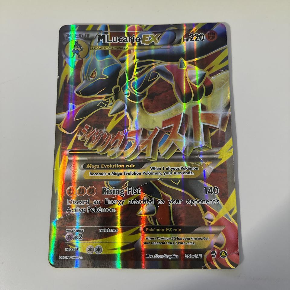 Jumbo Mega Lucario Ex 55a111