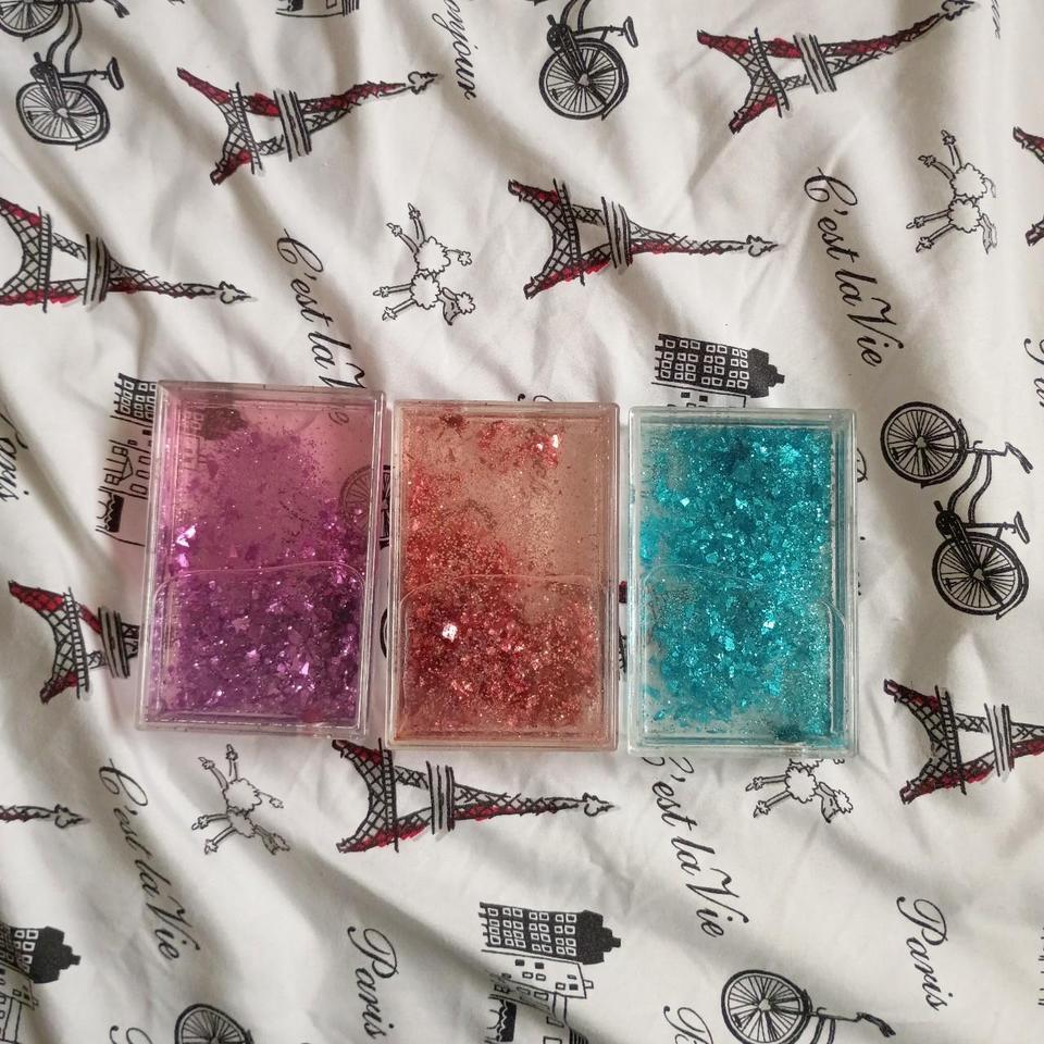 3 Glitter Polaroid Frames