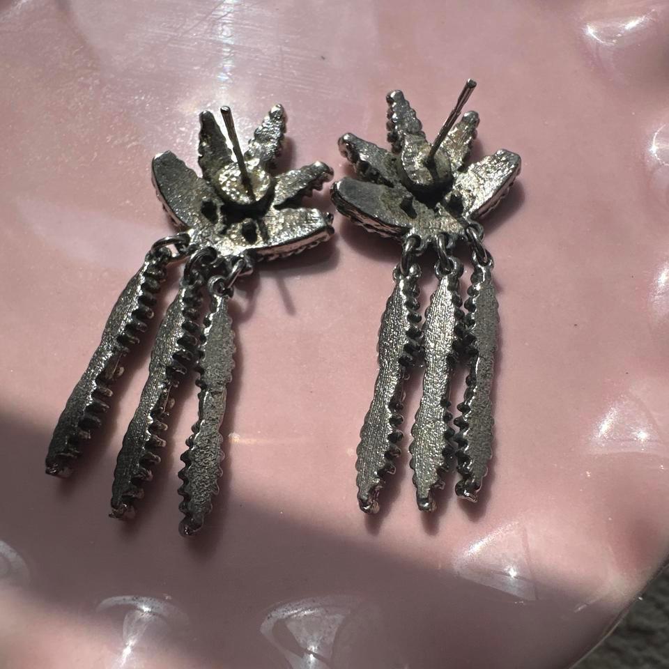 Turquoise And Silver Earrings With 1aec 4
