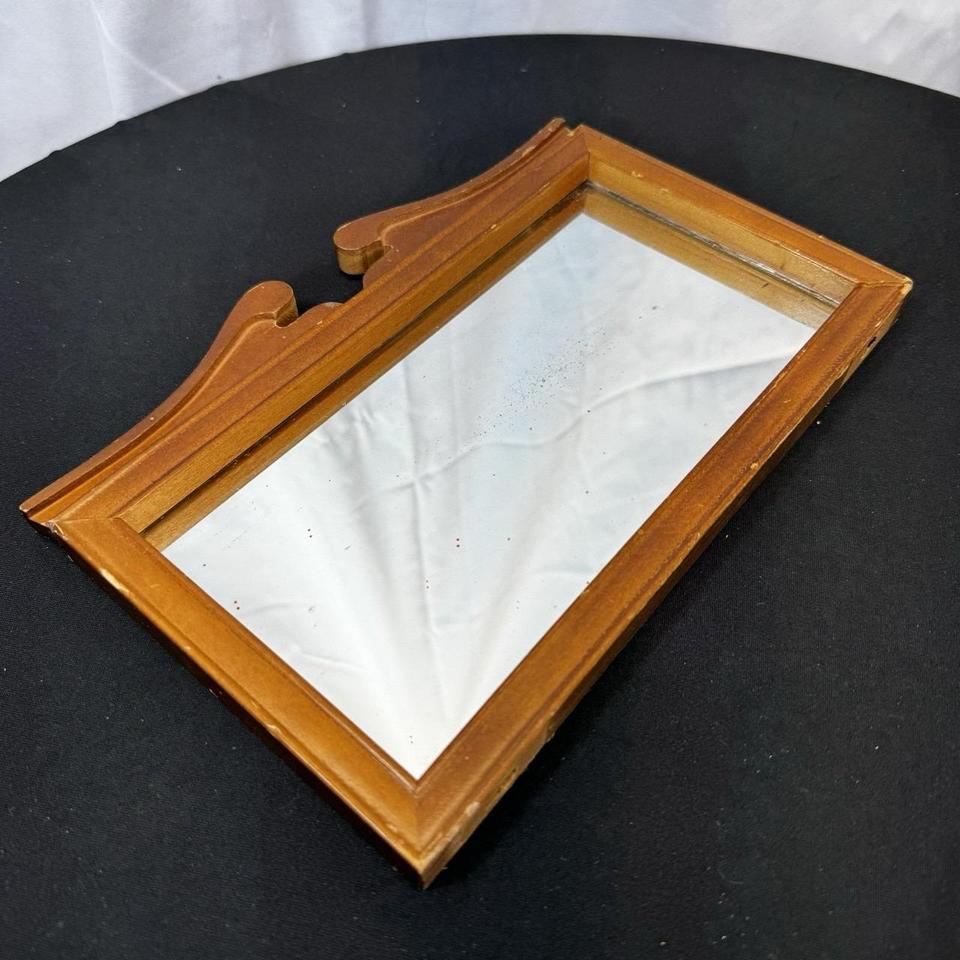 Antique Vntg Wooden Frame Carved 40f8