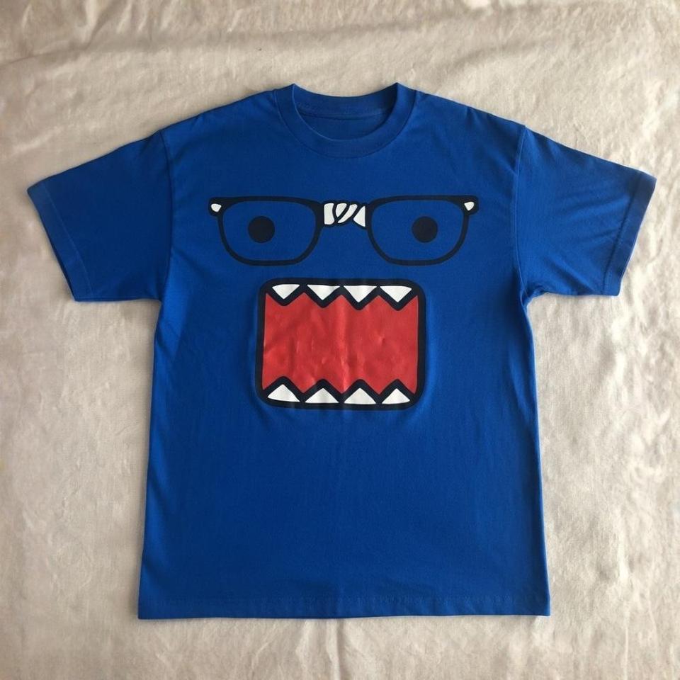 Blue Domo Monster Face With E2b3