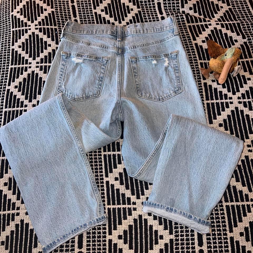 Gap Light Wash High Waisted Straight D504
