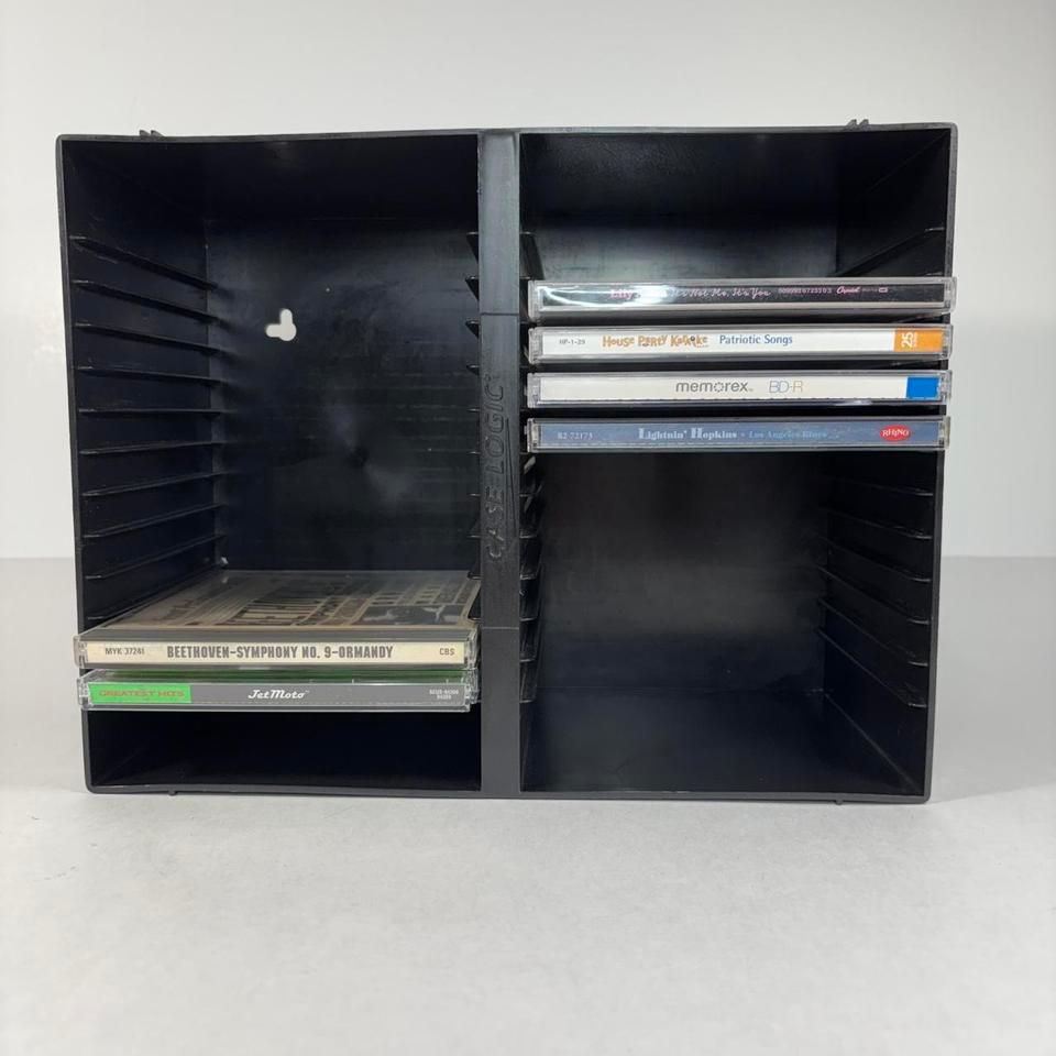 Black Cddvd Storage Rack Gaming 9c59 2