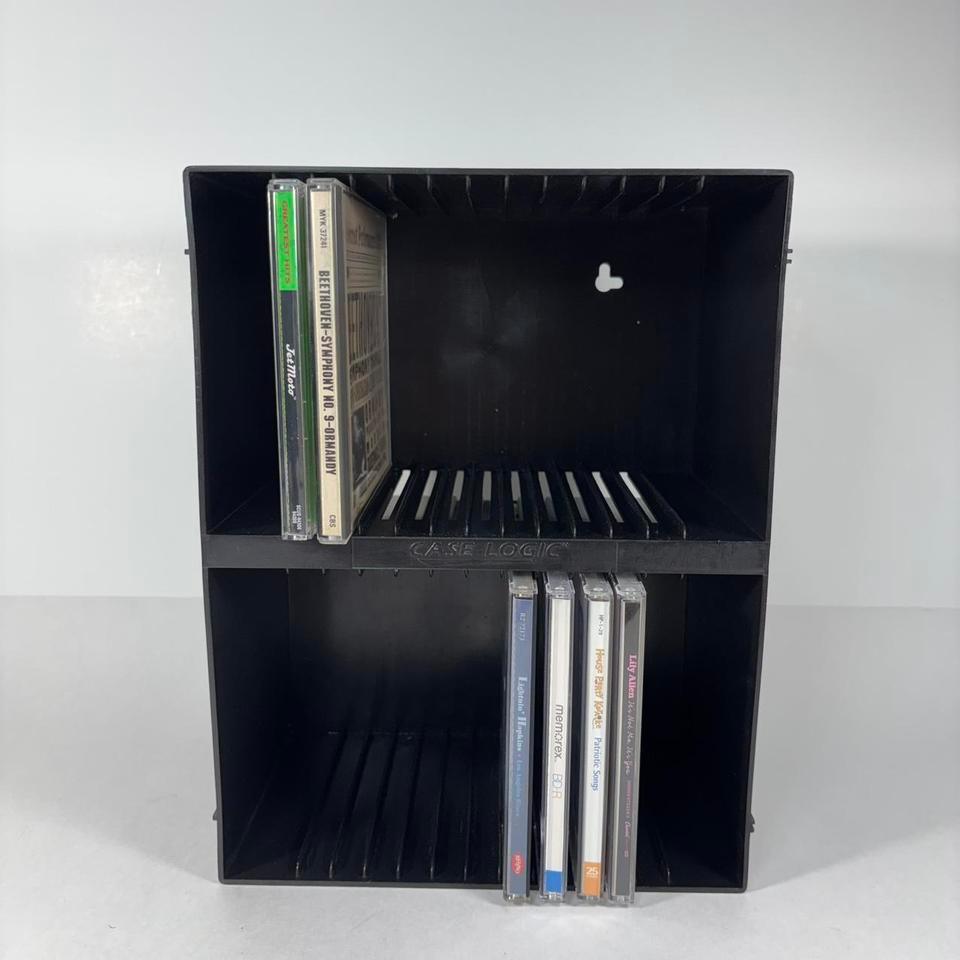 Black Cddvd Storage Rack Gaming 9c59