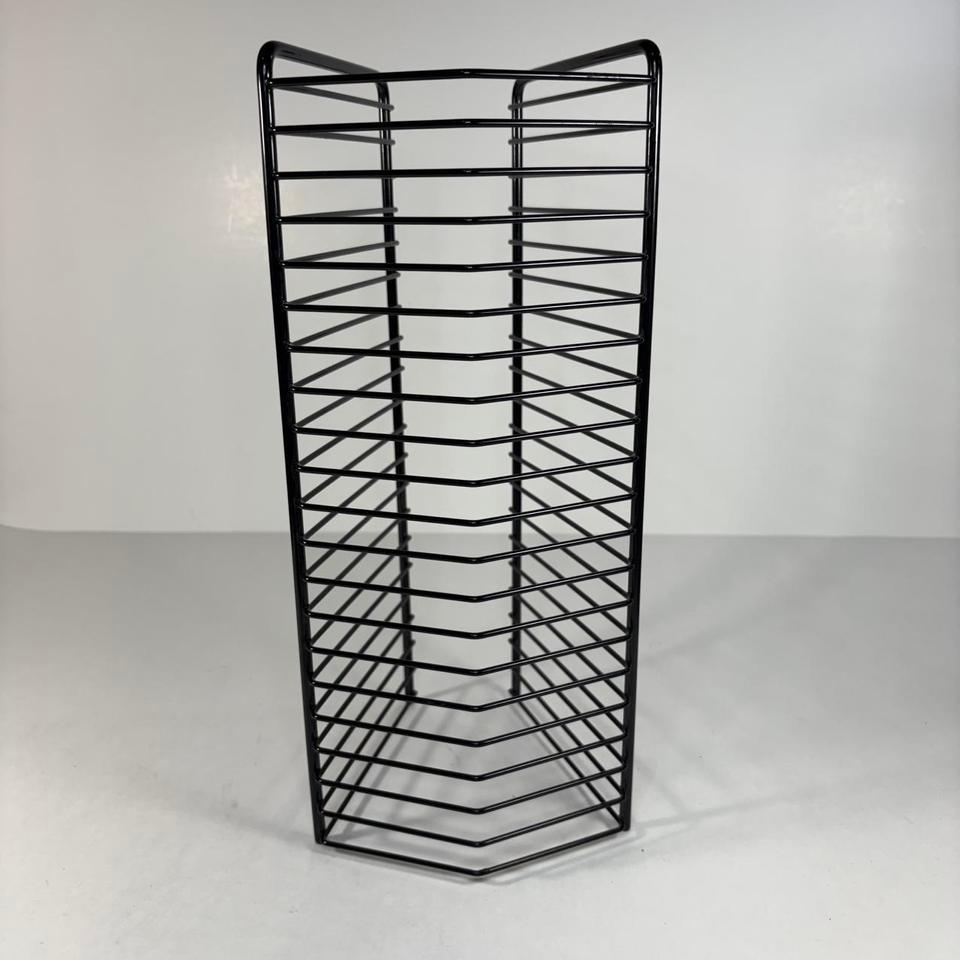 Black Metal Cd Rack With 4601 5