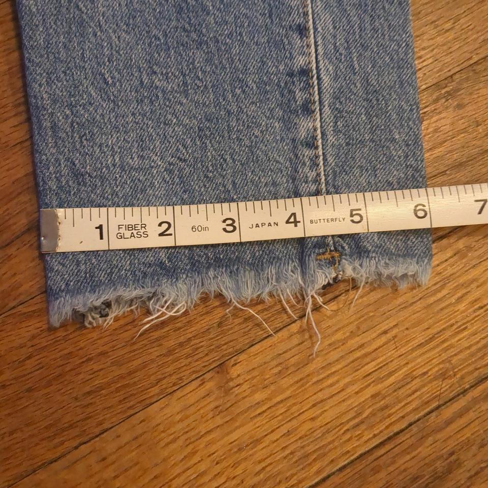 Garage Blue Mom Jeans Straight Leg 3