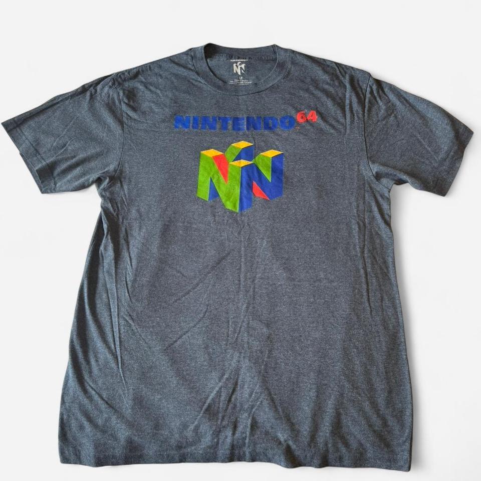 Nintendo N64 Grey T Shirt Size 0857