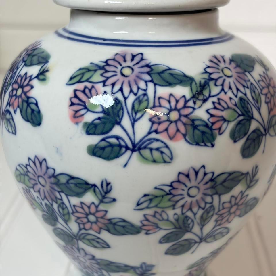 Vintage Chinese Floral Pink And E83e 2