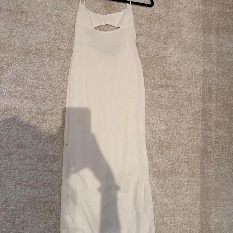 Zara Long White Maxi Dress 1371