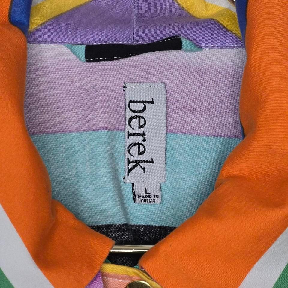 Berek Striped Anorak Jacket L 7