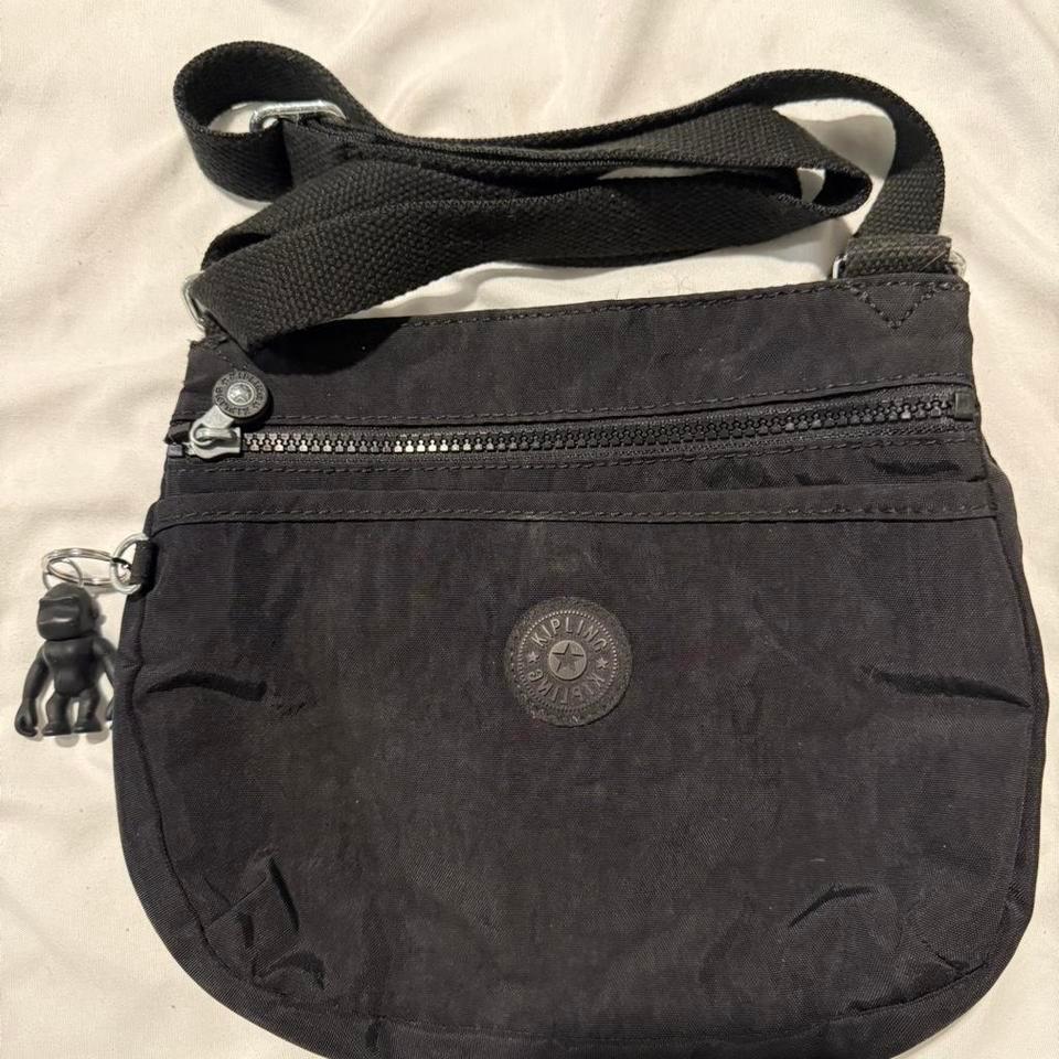 Kipling Black Nylon Crossbody Bag
