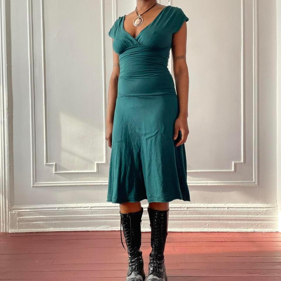 Y2k Blue Babydoll Maxi Dress B792
