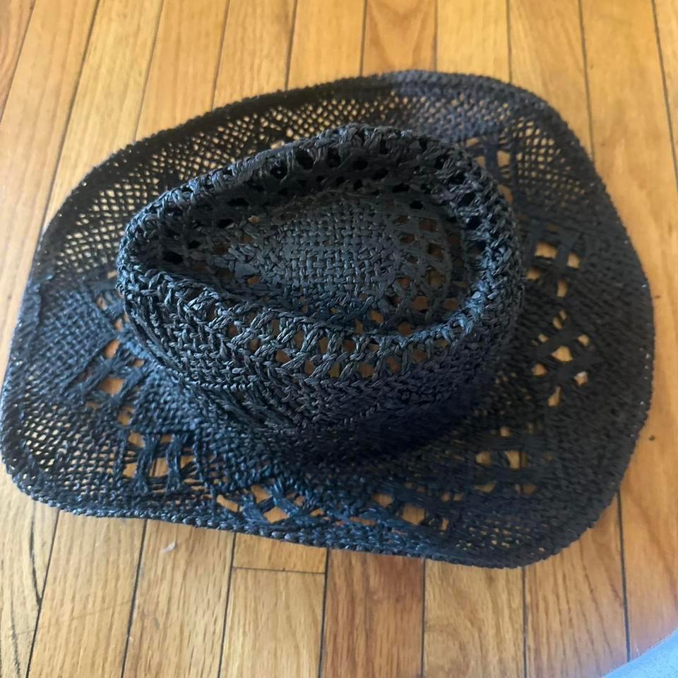 Garage Black Straw Cowboy Hat Ce35