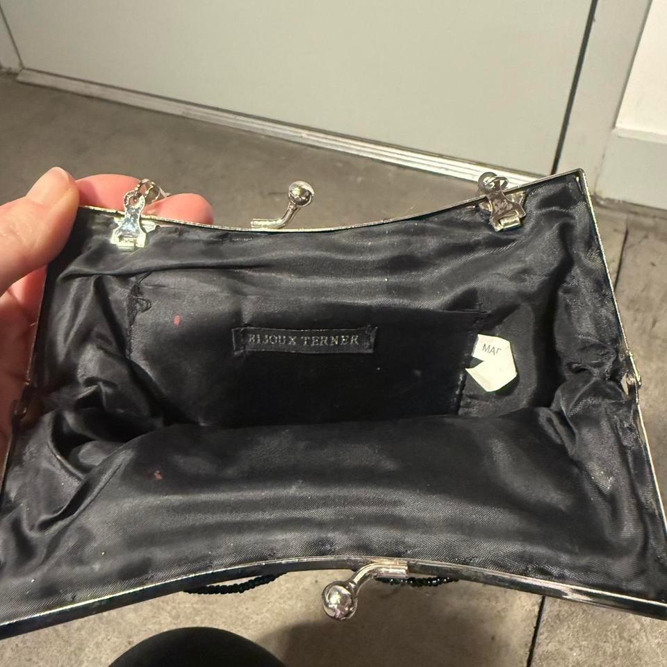 Elegant Black Evening Clutch With C684 4