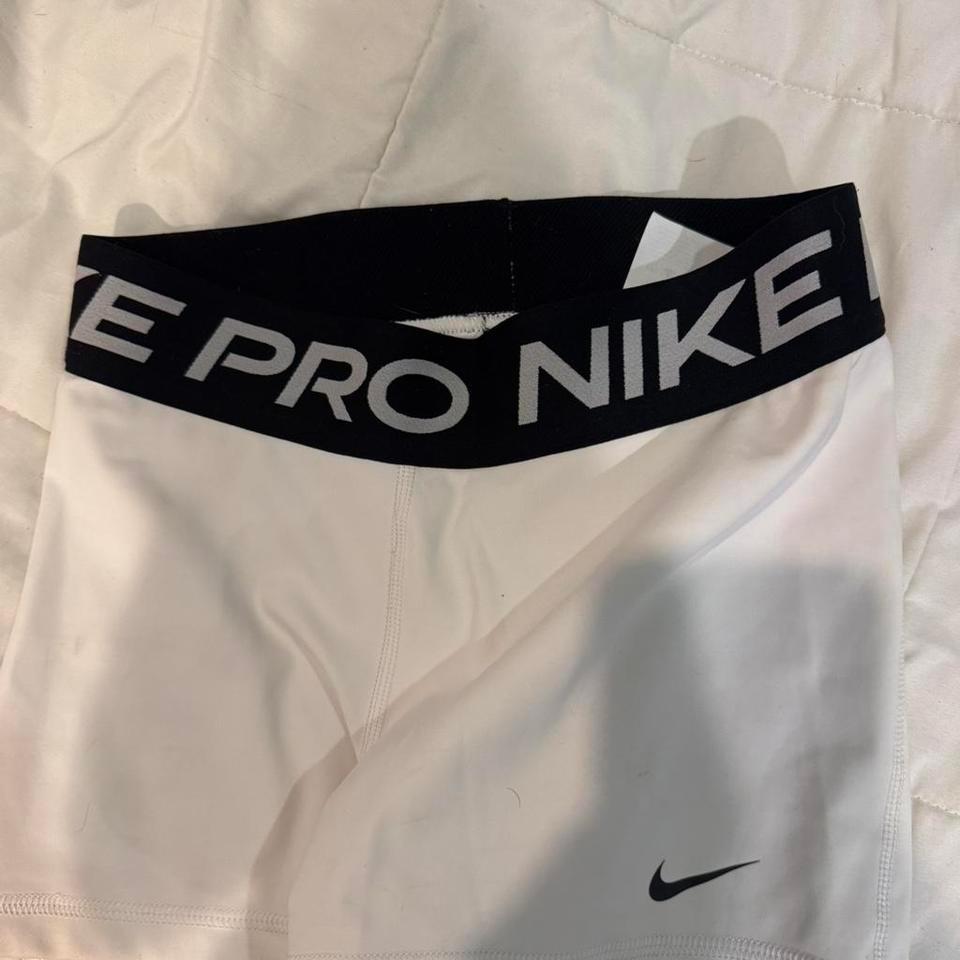 Nike Pro White Shorts
